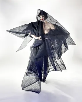 Net Opera Star Coat Dress Jivomir Domoustchiev