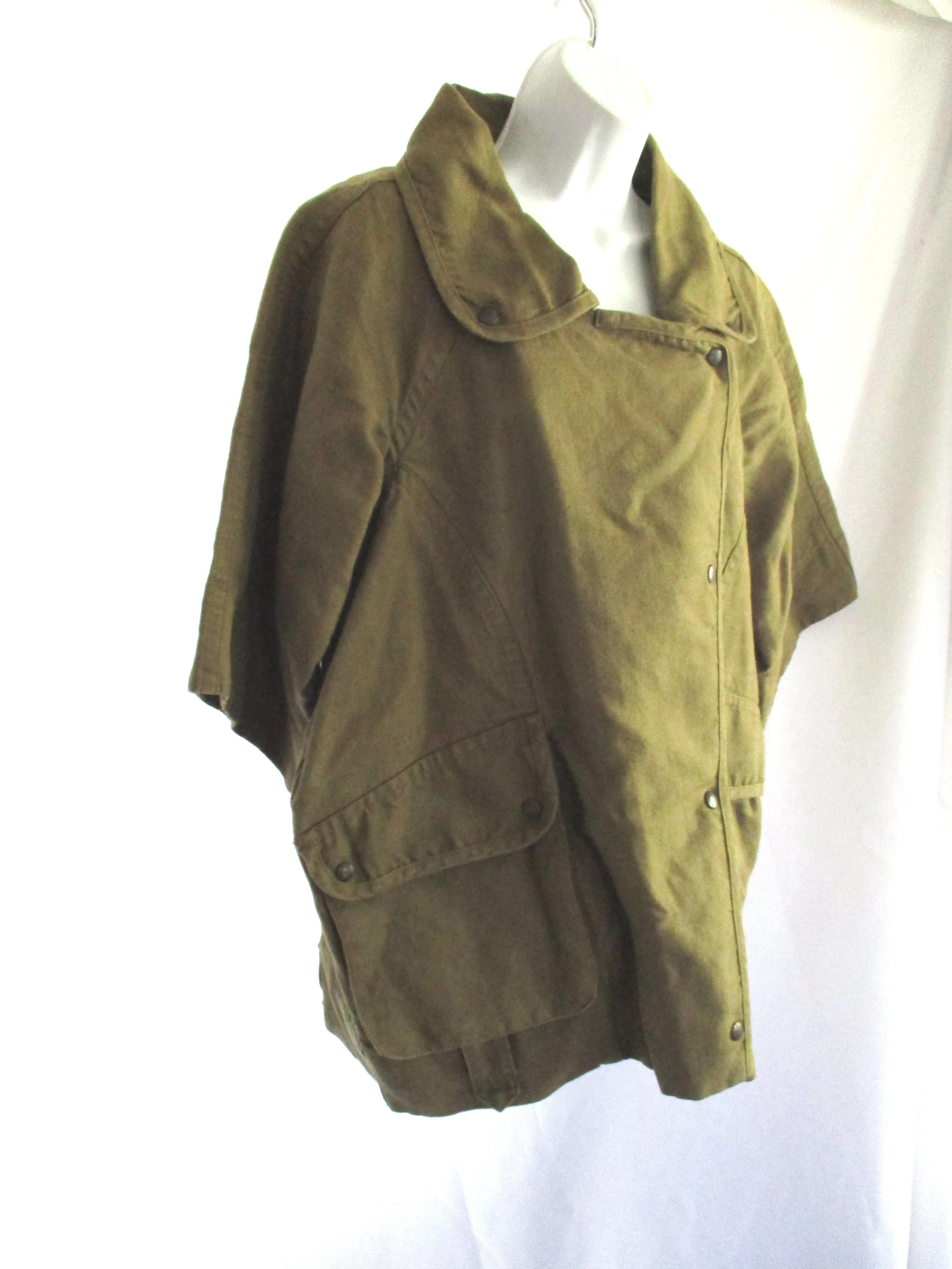 NEW ISABEL MARANT 1501 Linen Cotton jacket coat 38 GREEN Belt OLIVE KHAKI