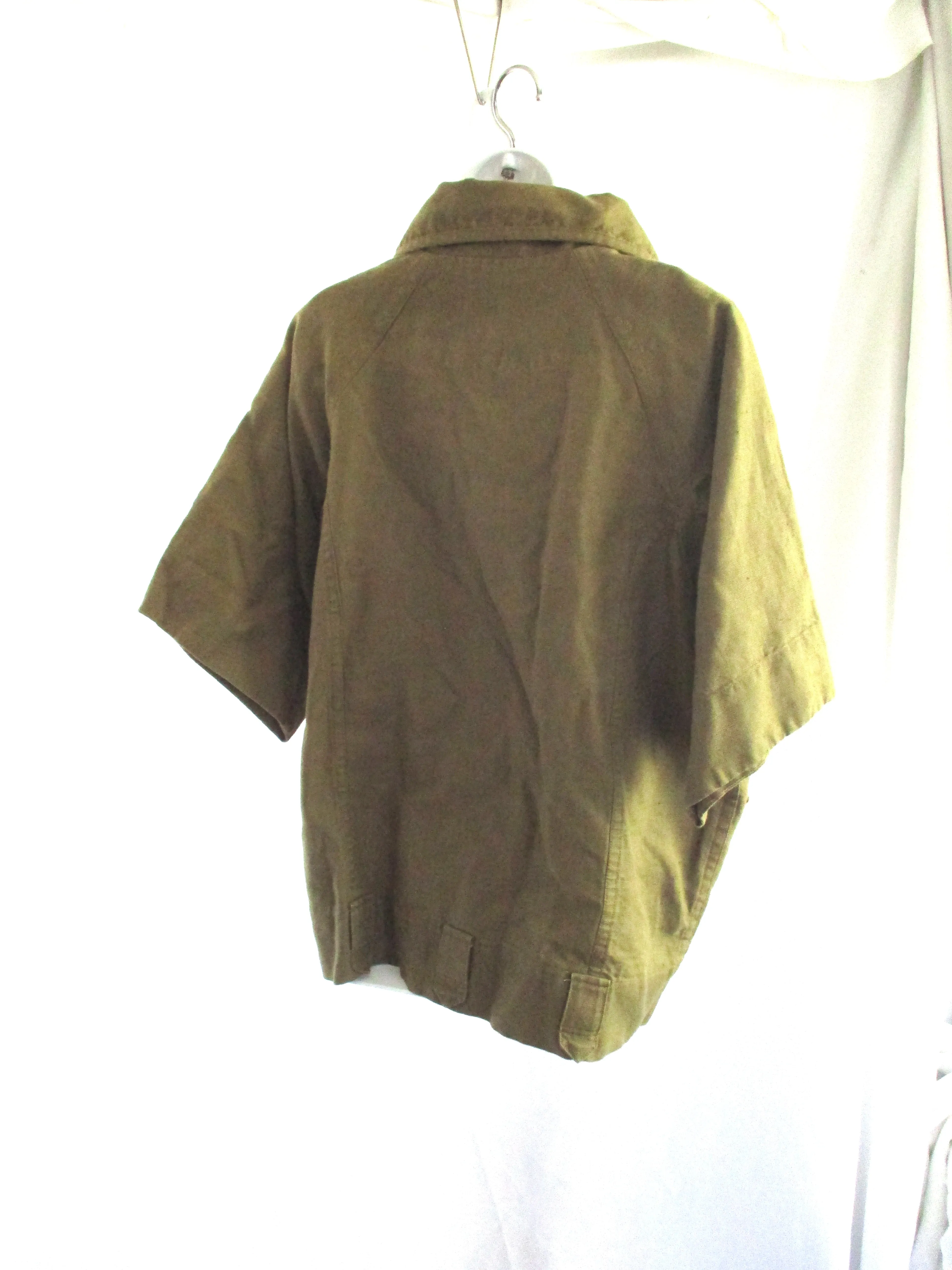 NEW ISABEL MARANT 1501 Linen Cotton jacket coat 38 GREEN Belt OLIVE KHAKI