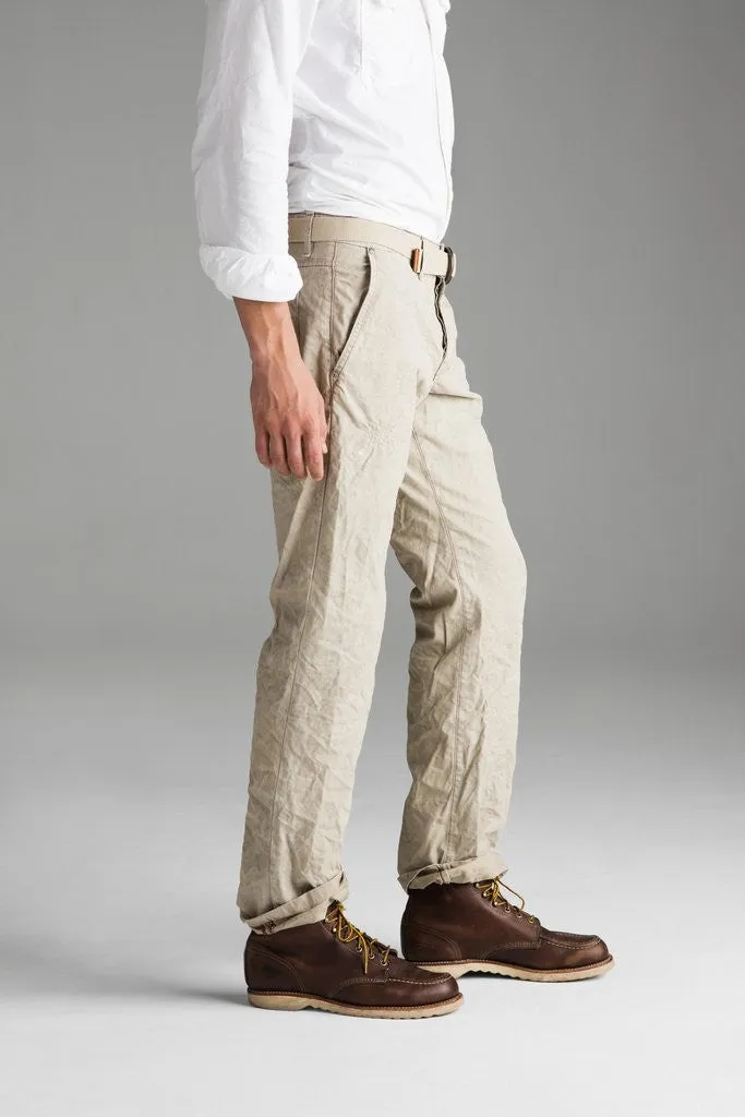 NEW MENS GROWN & SEWN USA 38 X 34 FOUNDATION STRAIGHT PANT WW TAN