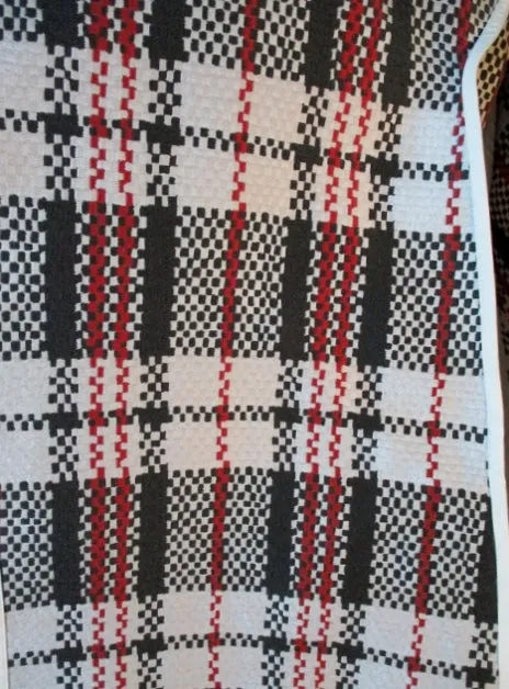 NEW NWT CELINE HONG KONG CARRIAGE BAG PLAID Jacket Coat 34 / 2 BLACK WHITE RED