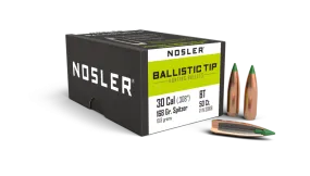 Nosler 30 cal 168gr Ballistic Tip Hunting Projectiles - 50pk