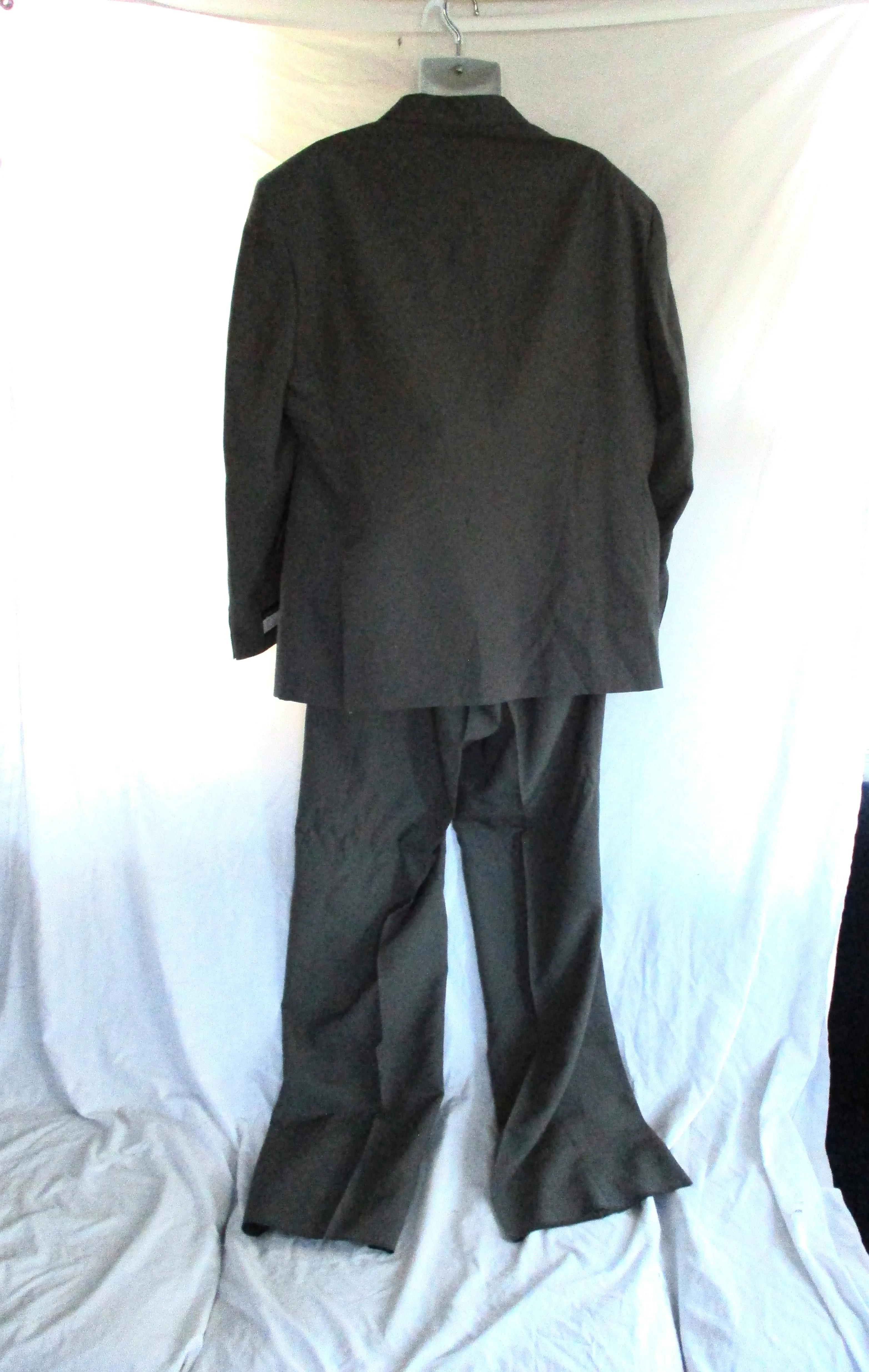 NWT NEW VITTORIO ST. ANGELO Tuxedo JACKET SUIT Pant CHARCOAL GRAY 50R 44W Formal Sports