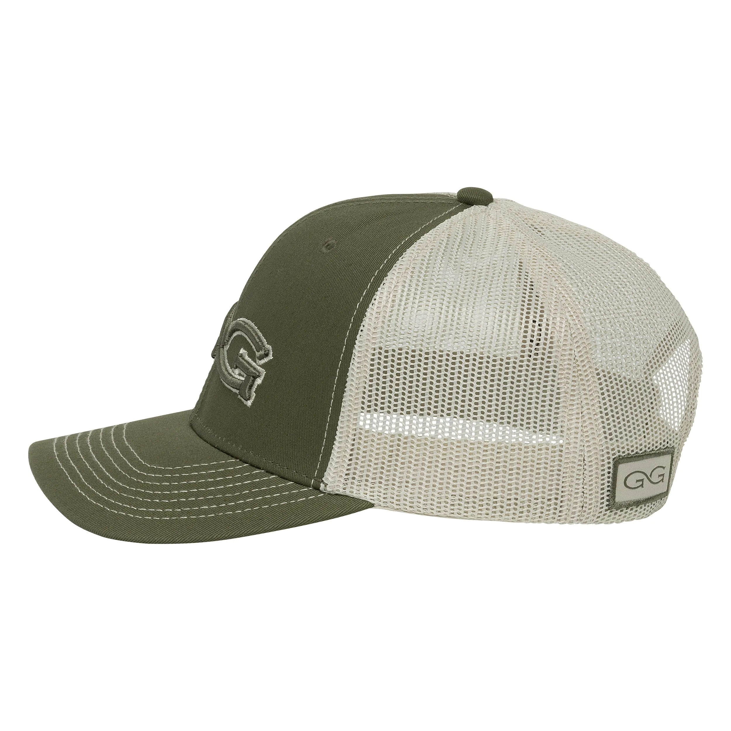 Olive Cap | Stone MeshBack