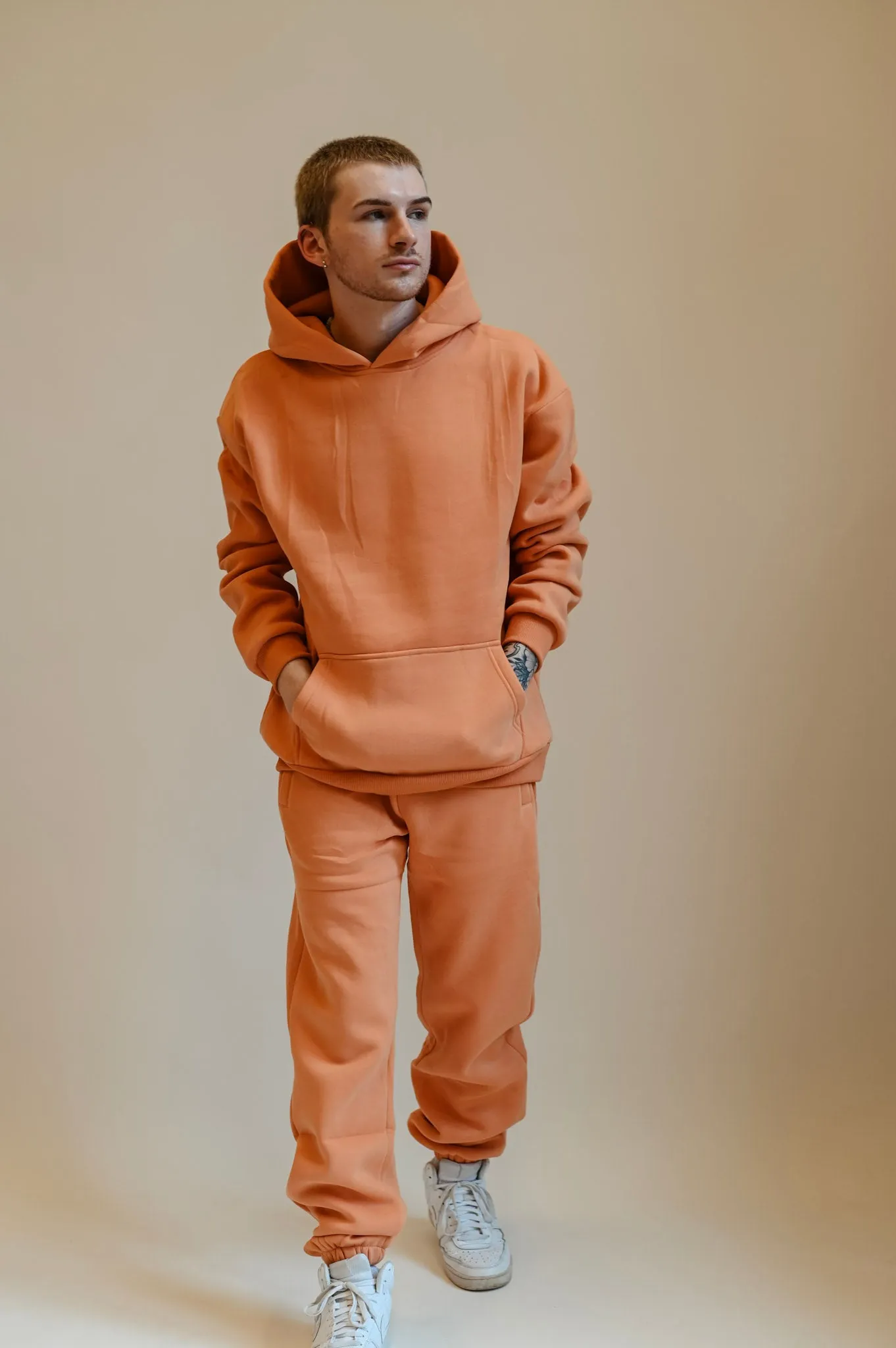 Papaya Orange Ultra Cozy Fleece // Sweatpants