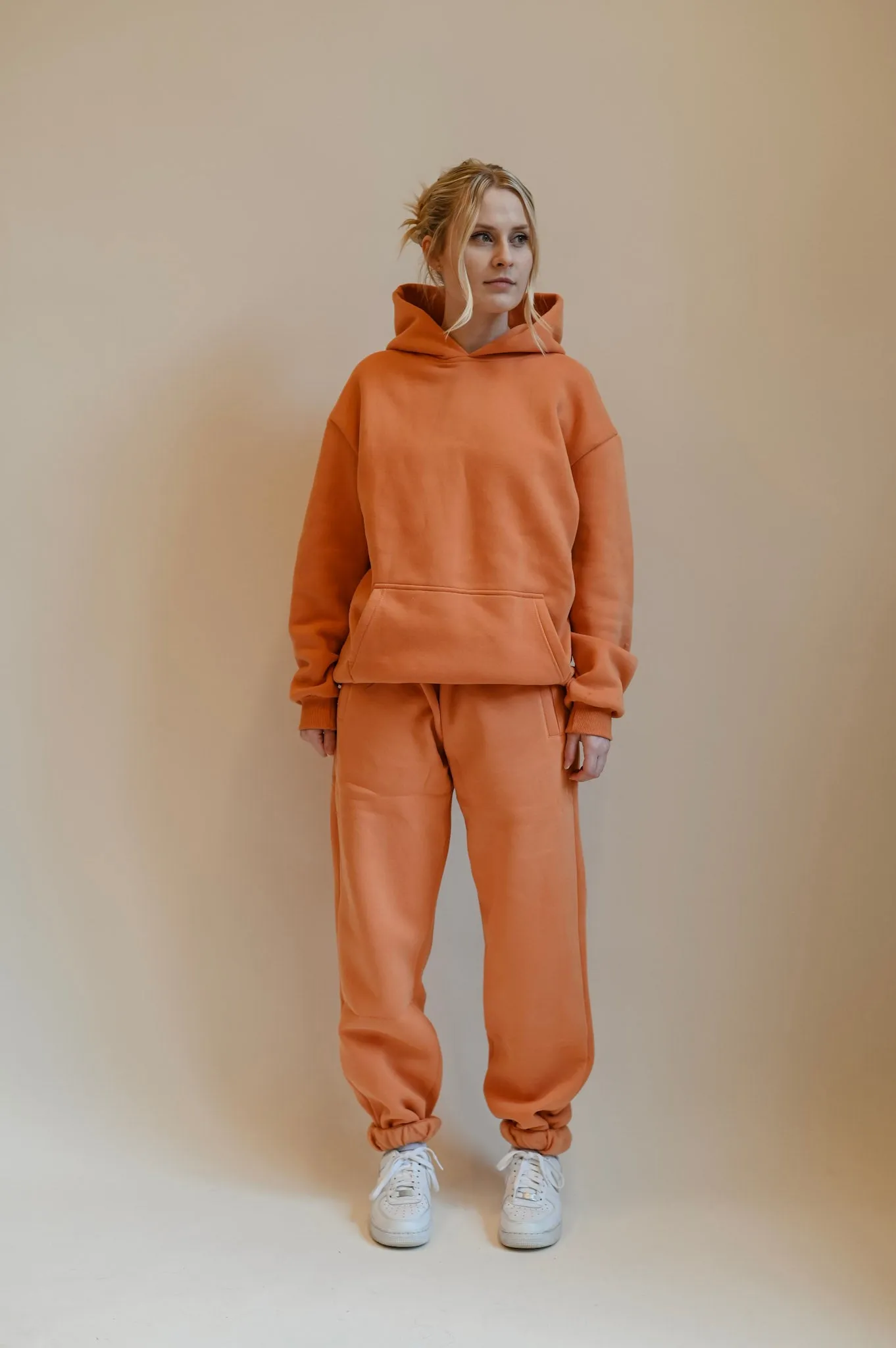 Papaya Orange Ultra Cozy Fleece // Sweatpants