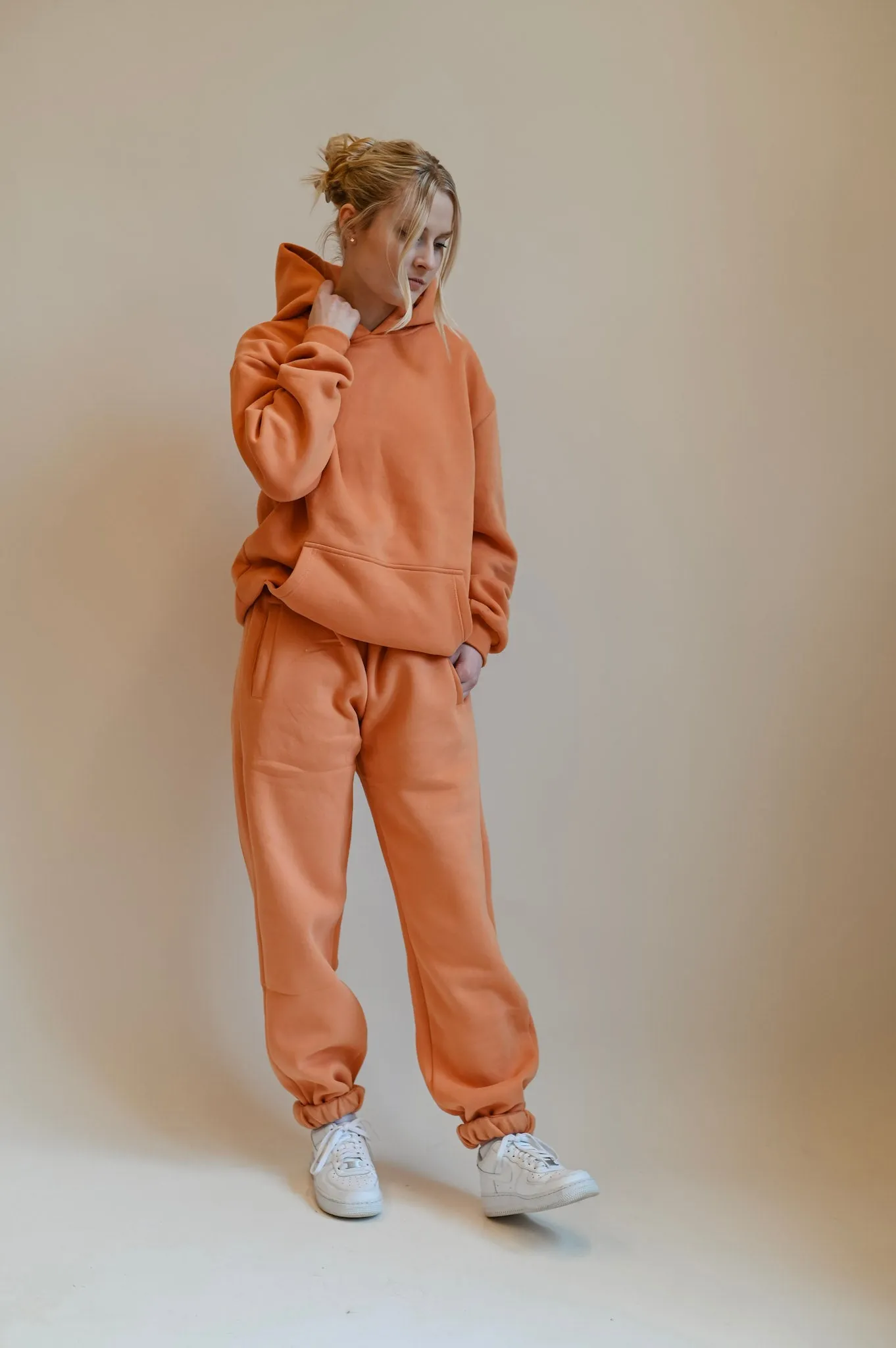 Papaya Orange Ultra Cozy Fleece // Sweatpants