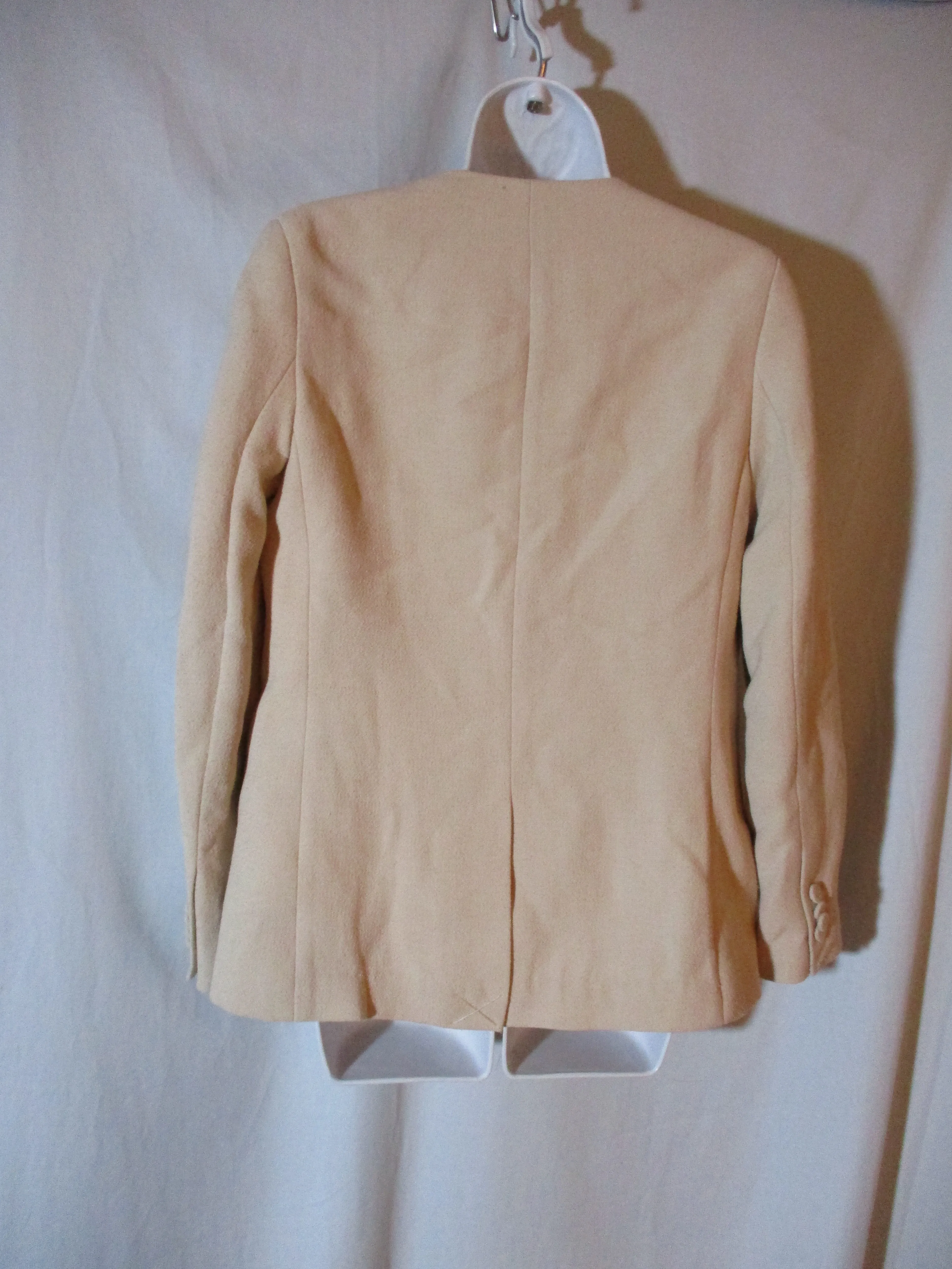 PHILLIP LIM blazer jacket coat 4 TAN BEIGE BLACK formal party