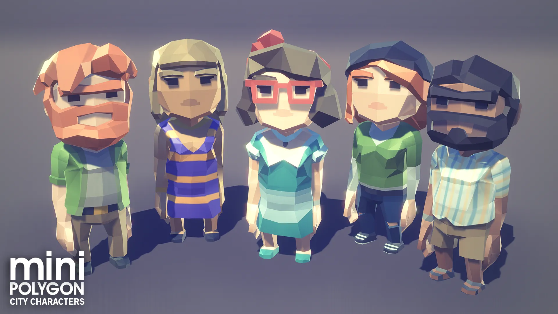 POLYGON MINI - City Characters Pack