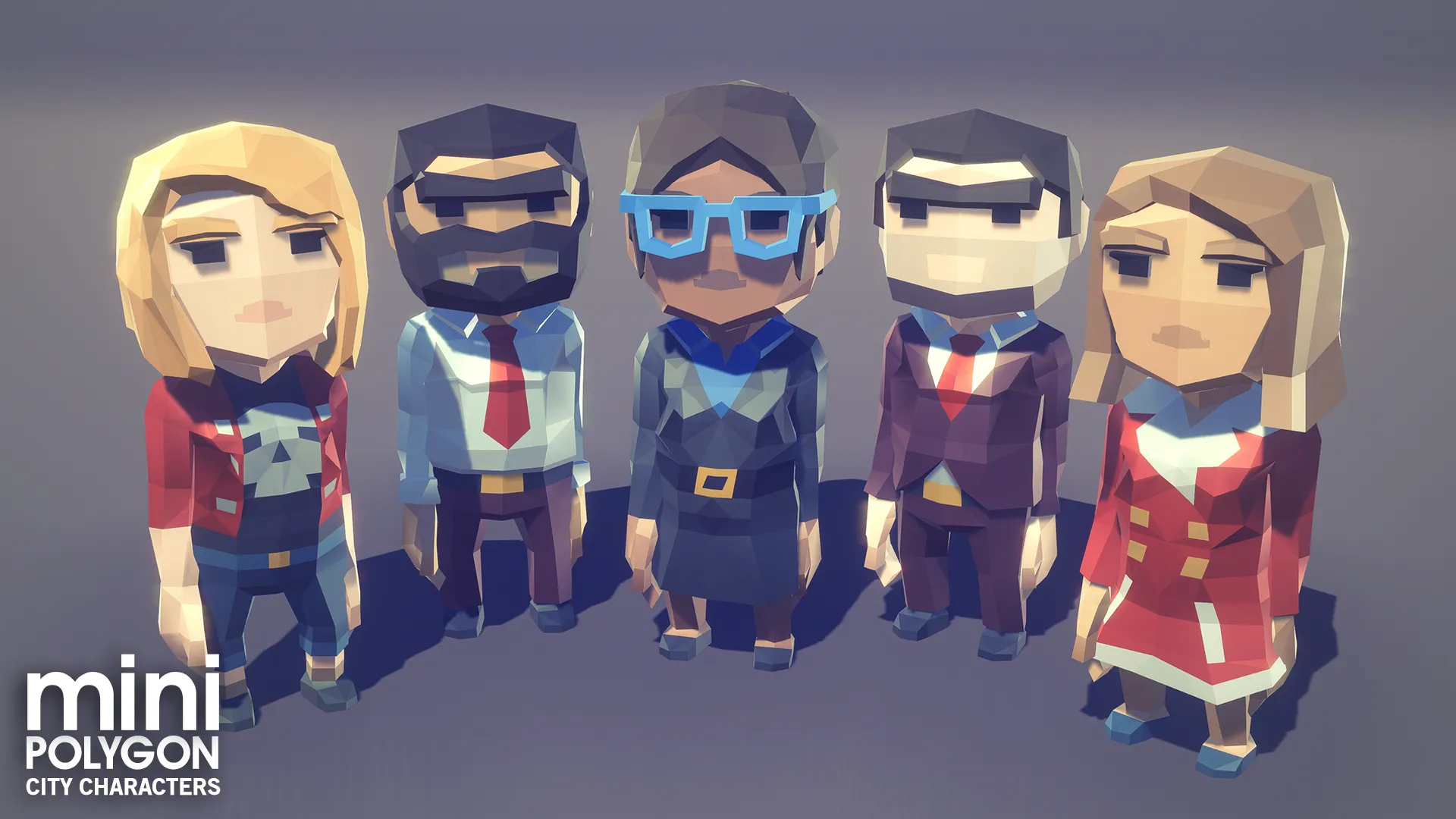 POLYGON MINI - City Characters Pack