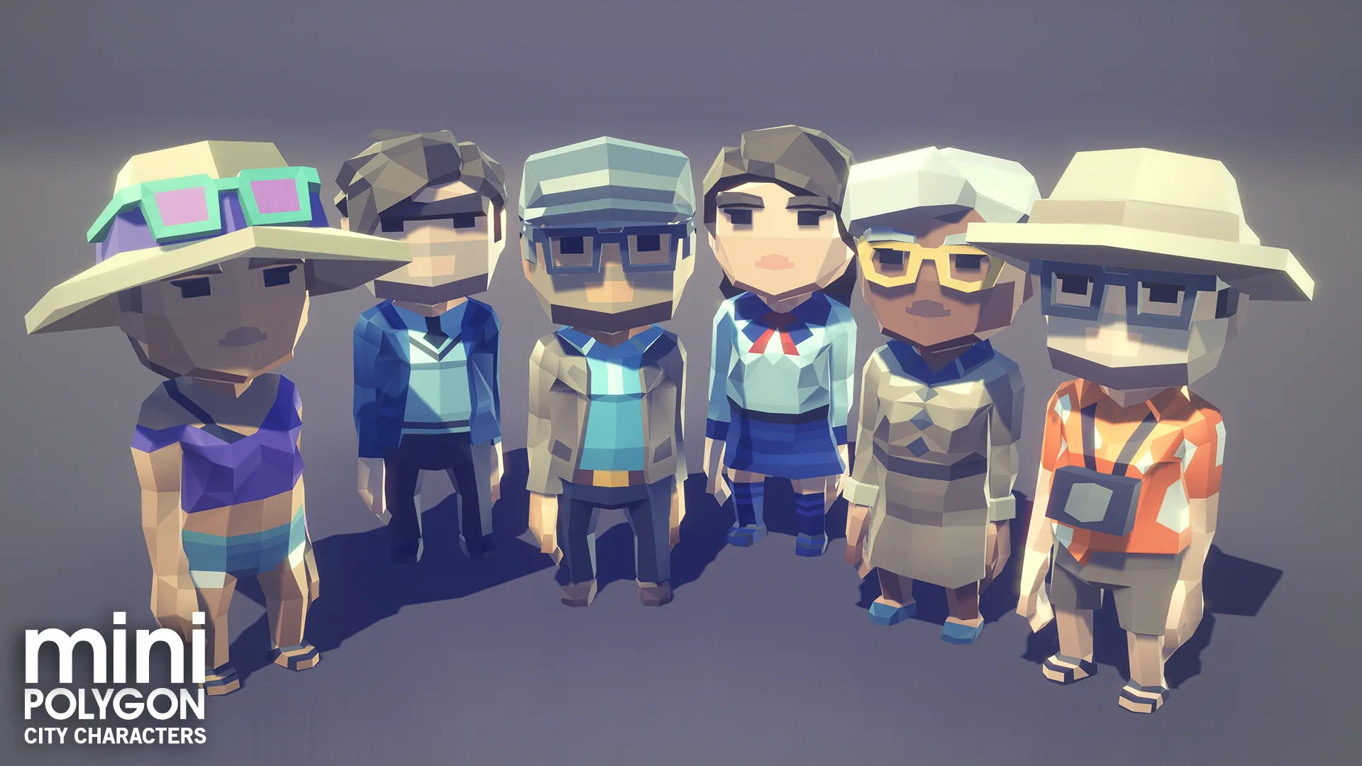 POLYGON MINI - City Characters Pack