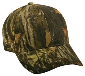 Pro Round Crown Twill Camo Hunting Cap