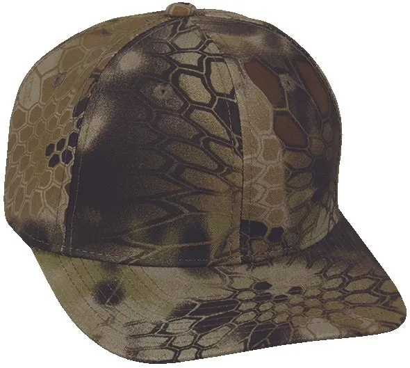 Pro Round Crown Twill Camo Hunting Cap