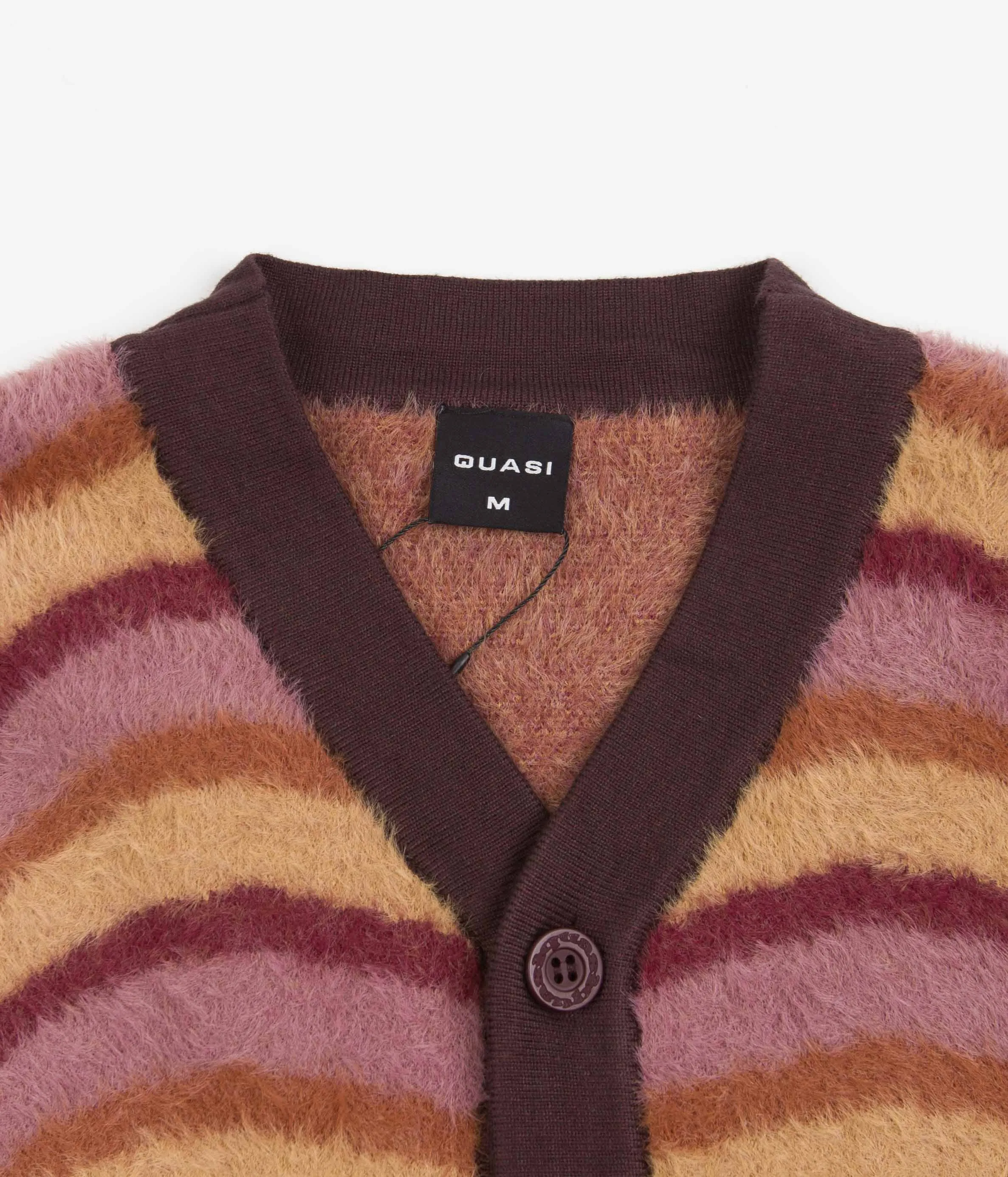 Quasi Fuzz Cardigan - Rose Gold