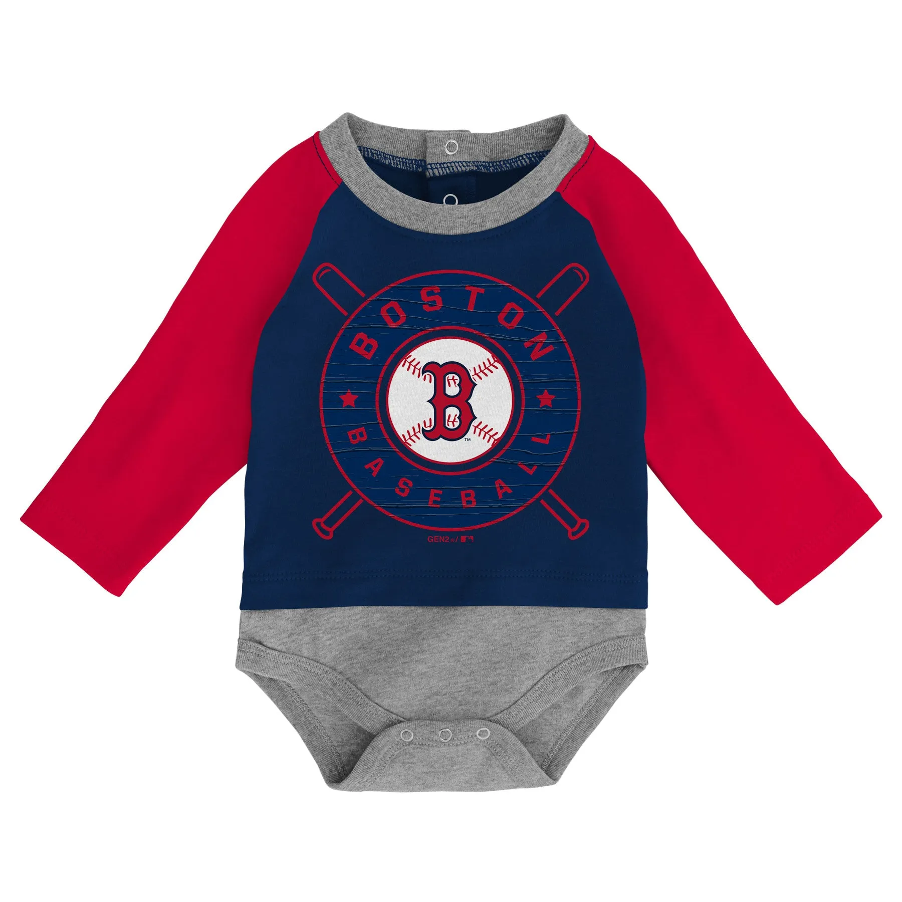 Red Sox Baseball Baby Outfit