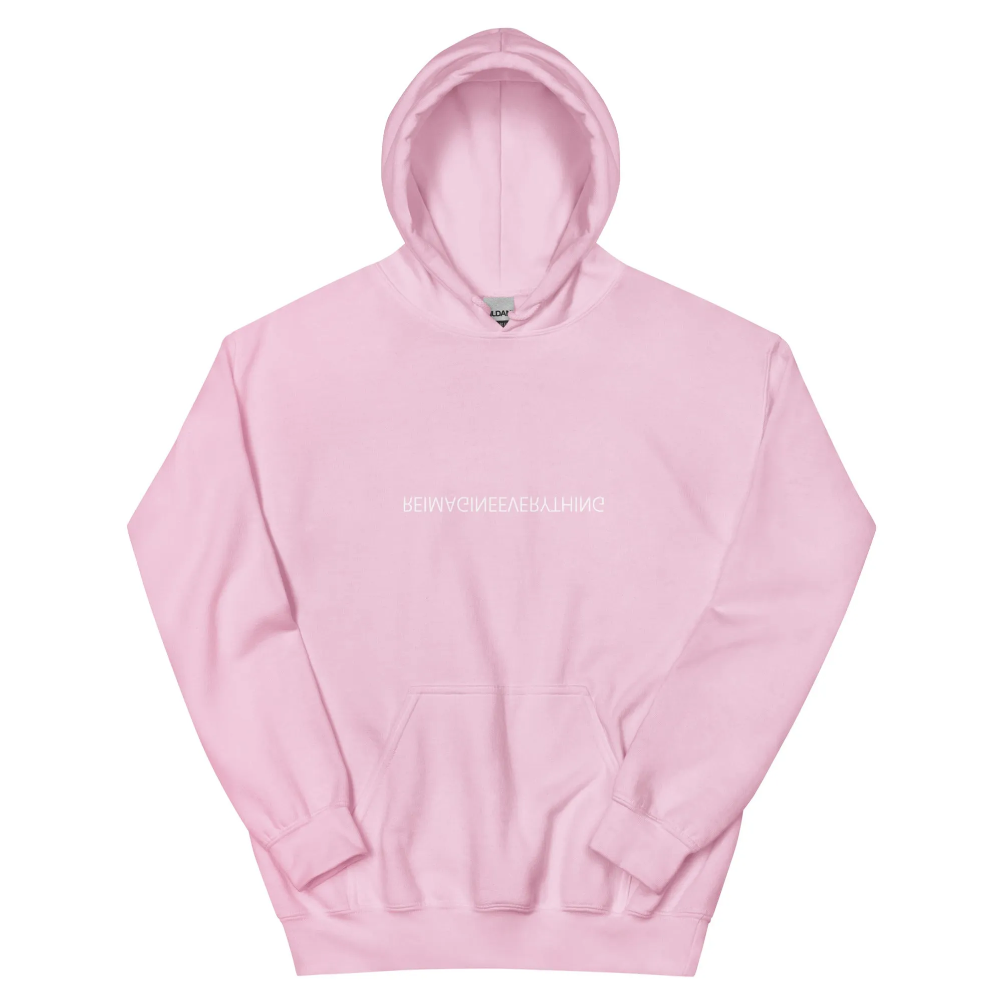 REIMAGINEEVERYTHING Hoodie by Jivomir Domoustchiev