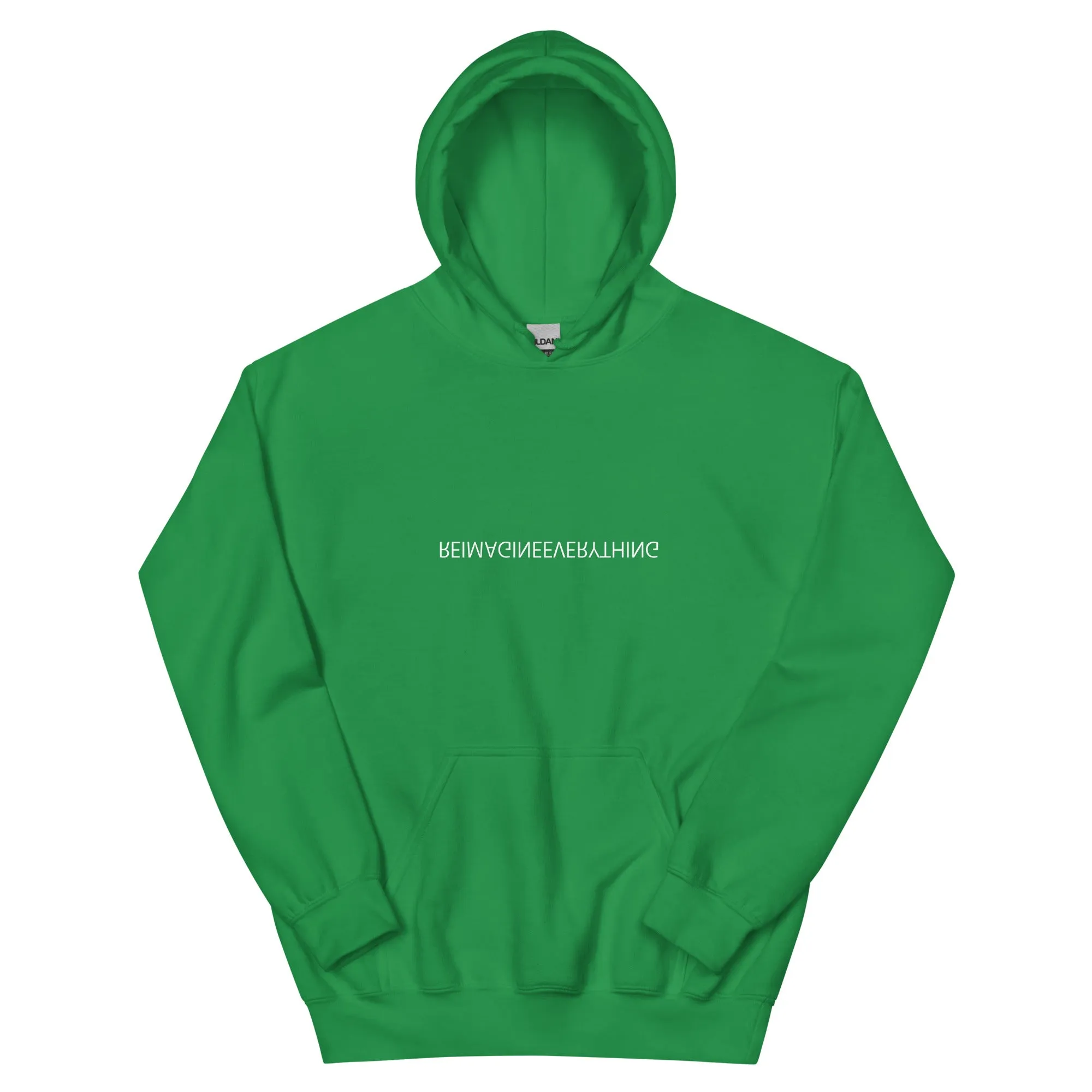 REIMAGINEEVERYTHING Hoodie by Jivomir Domoustchiev