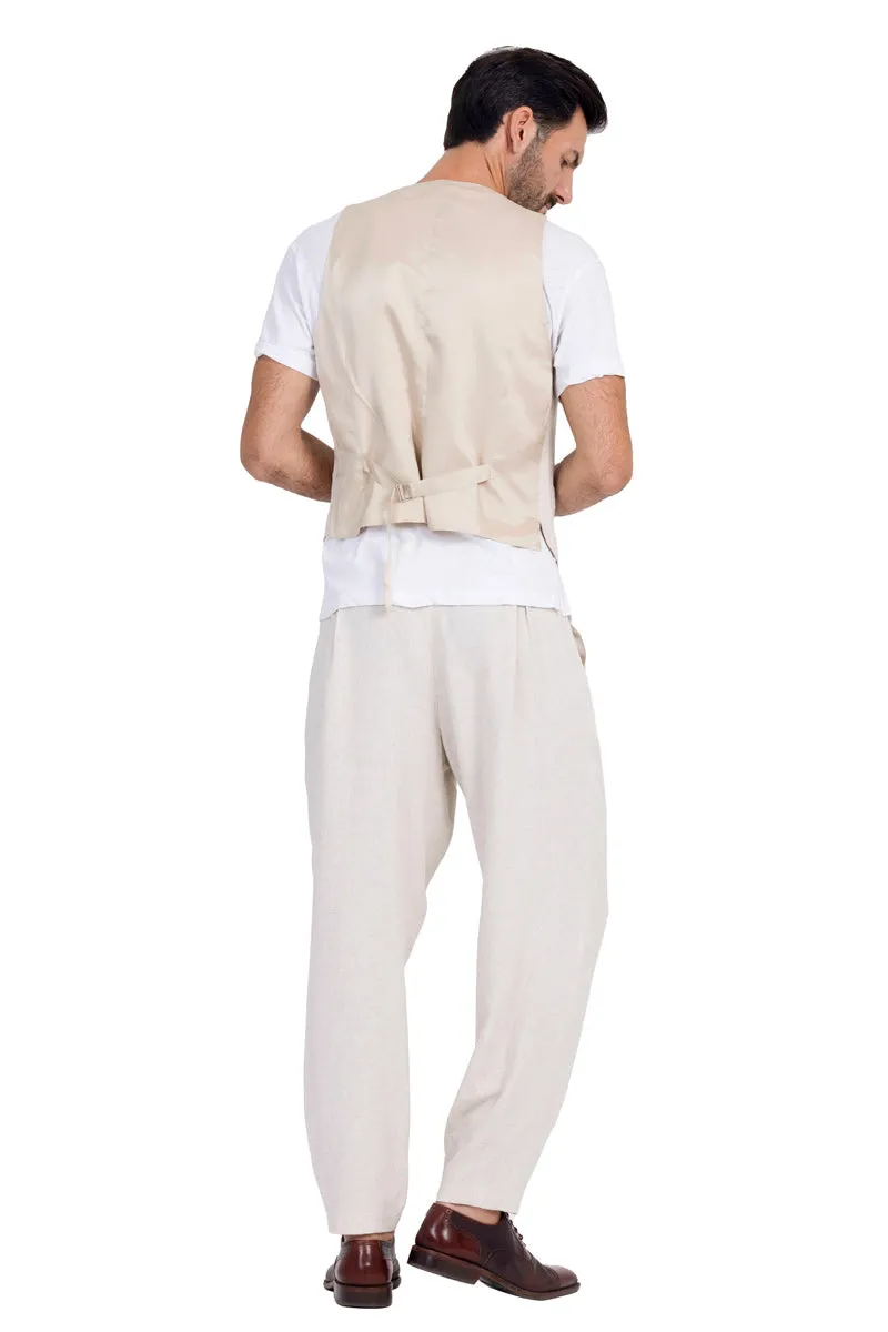 Sand Beige Men's Tango Vest