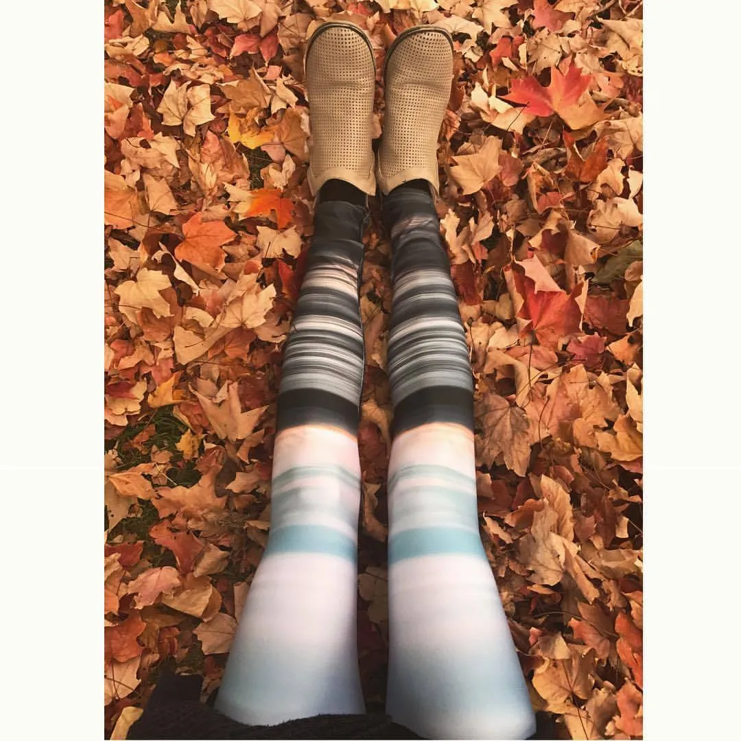 Sea Ripples Fashion   Yoga Leggings