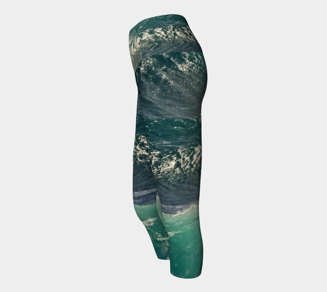 Shiny Waves Fashion   Yoga Capris