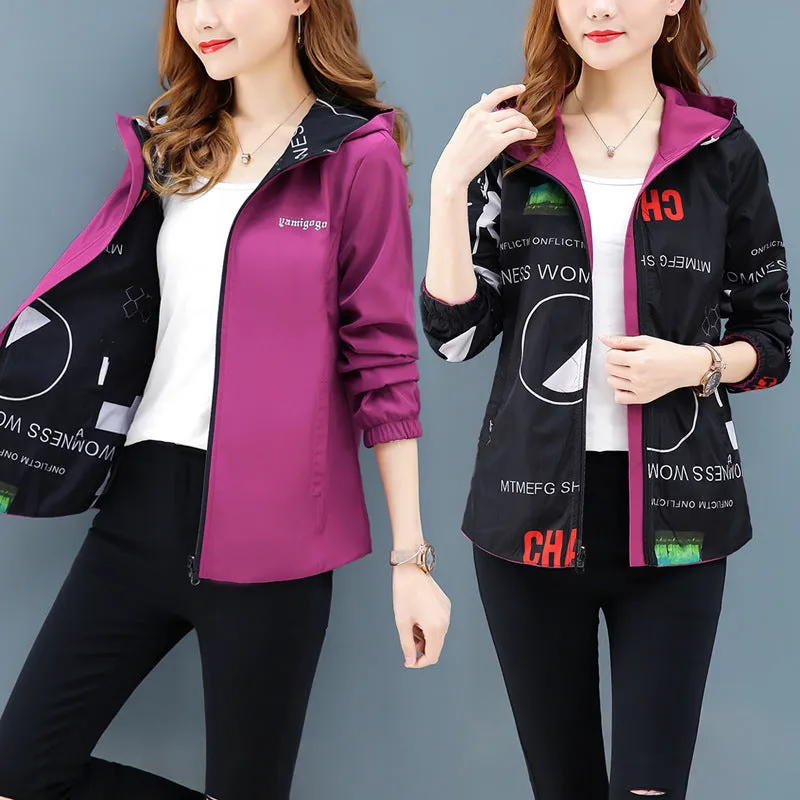 Spring Short Small Coat For Women Loose Jacket Women Casual All-matching Jacket Thin