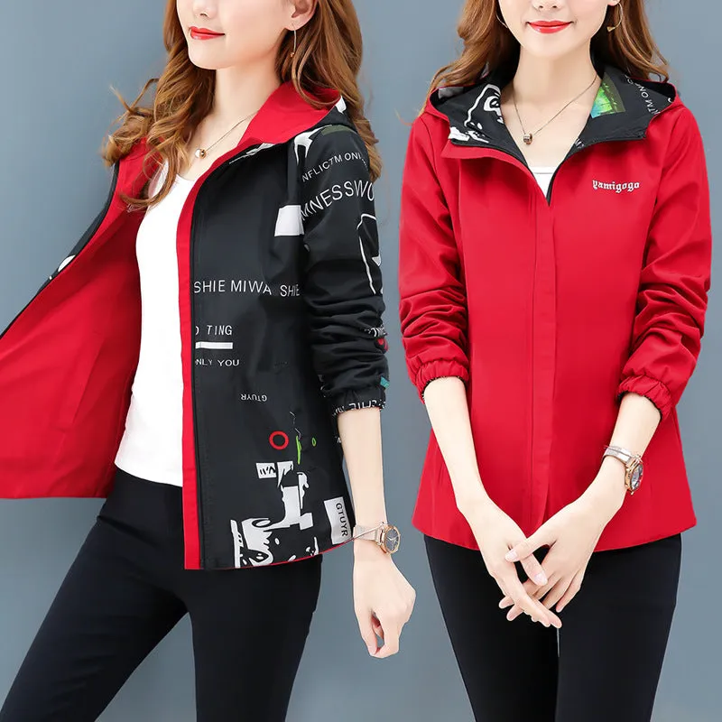 Spring Short Small Coat For Women Loose Jacket Women Casual All-matching Jacket Thin