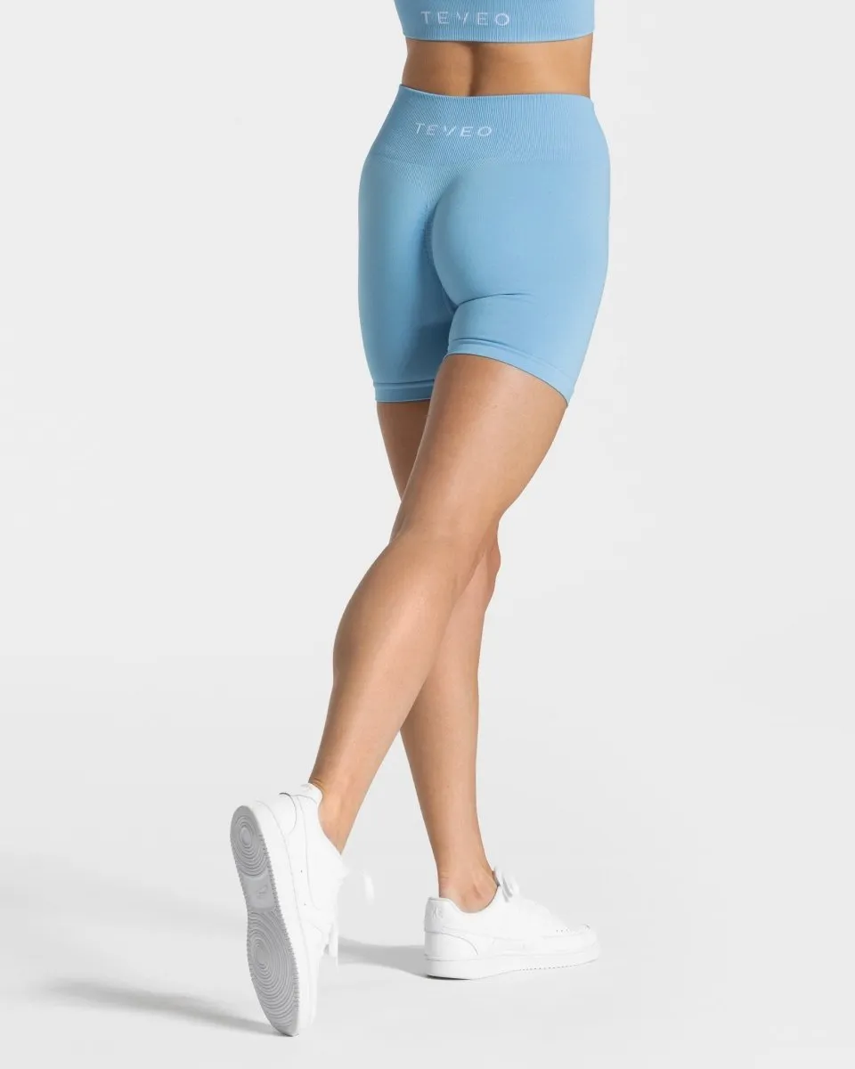 Timeless Scrunch Short "Babyblau"