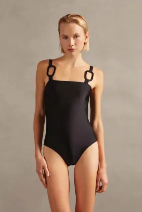 Timeless Swimsuit With Hoops