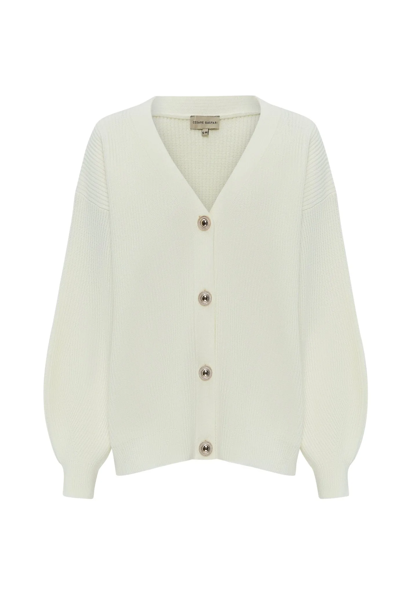 V-neck Cardigan - Ivory