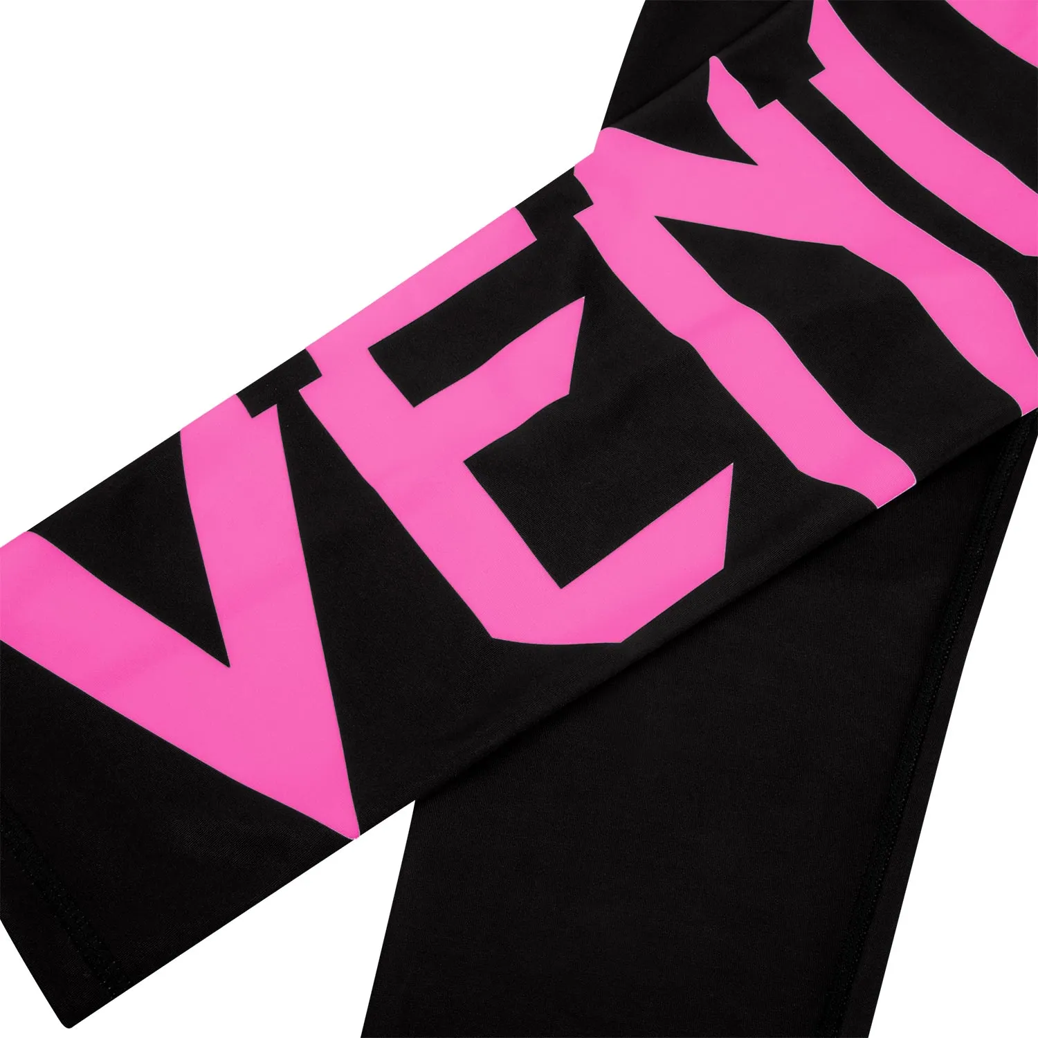 Venum Giant Cropped Leggings - Black/Neo Pink