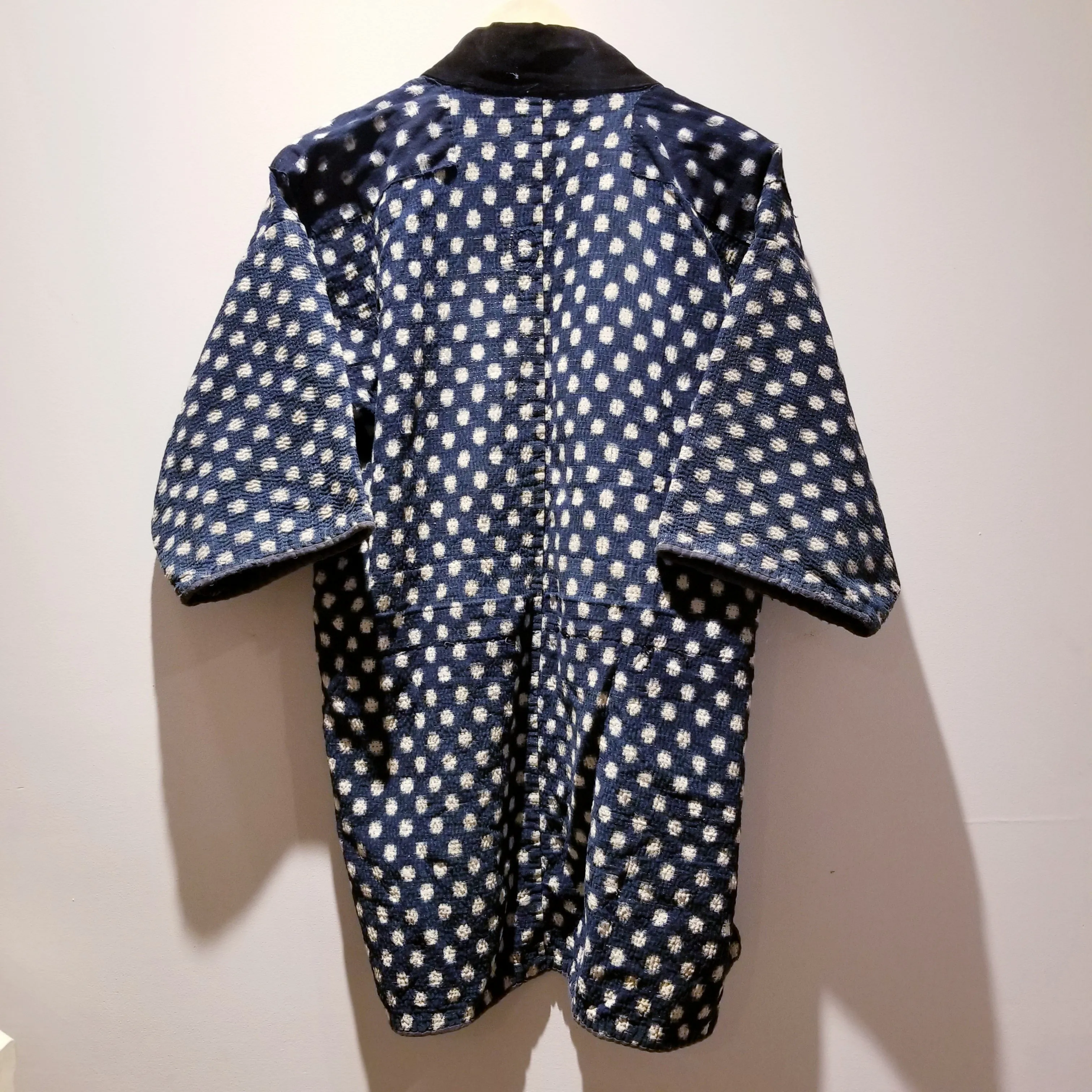 Vintage Indigo Sashiko Noragi Jacket