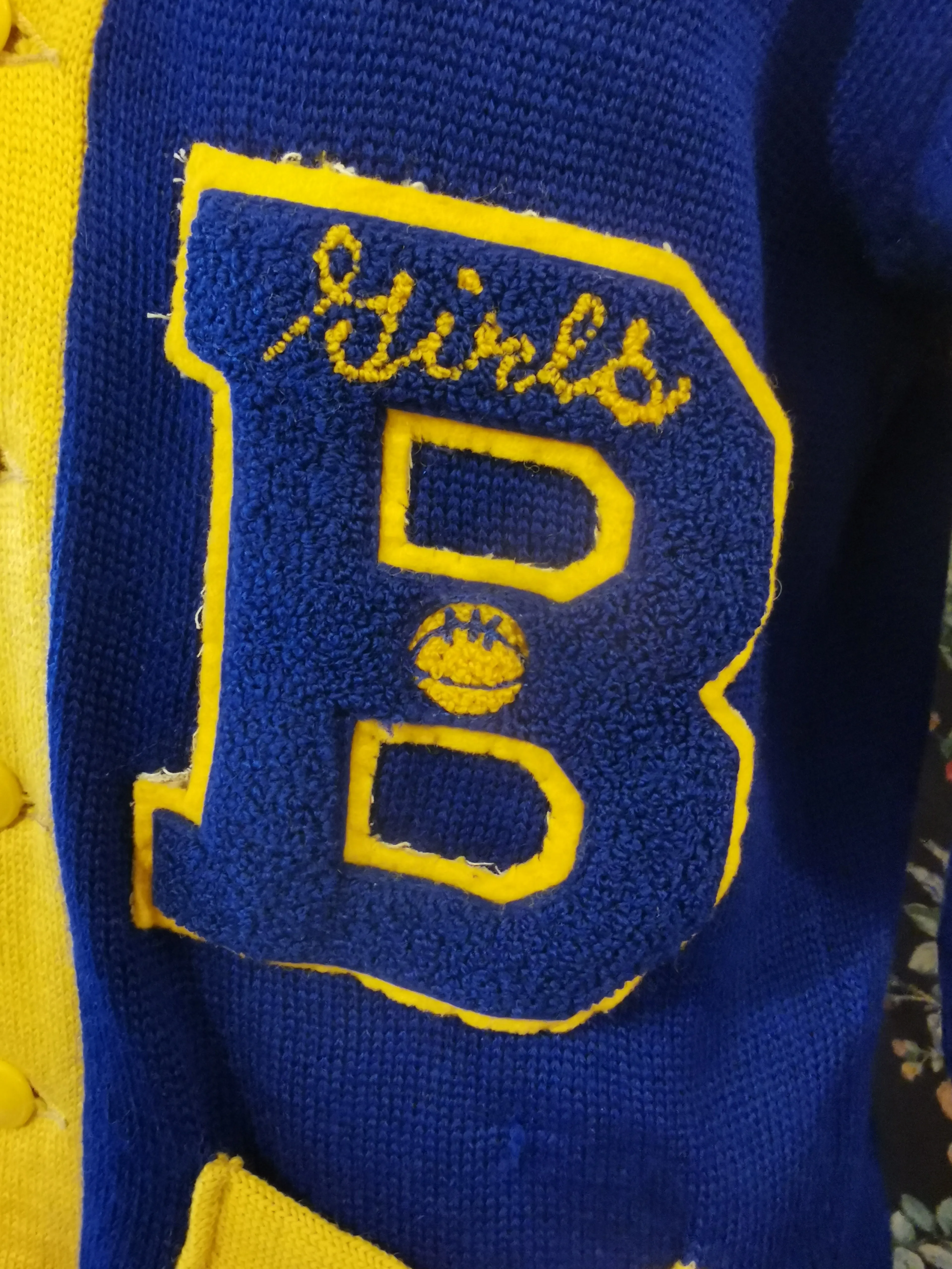 Vintage Varsity Girls Basketball cardigan