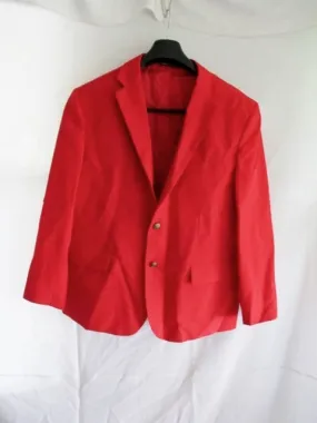 VITTORIO ST. ANGELO JACKET SUIT BLAZER RED 42S Formal Sports