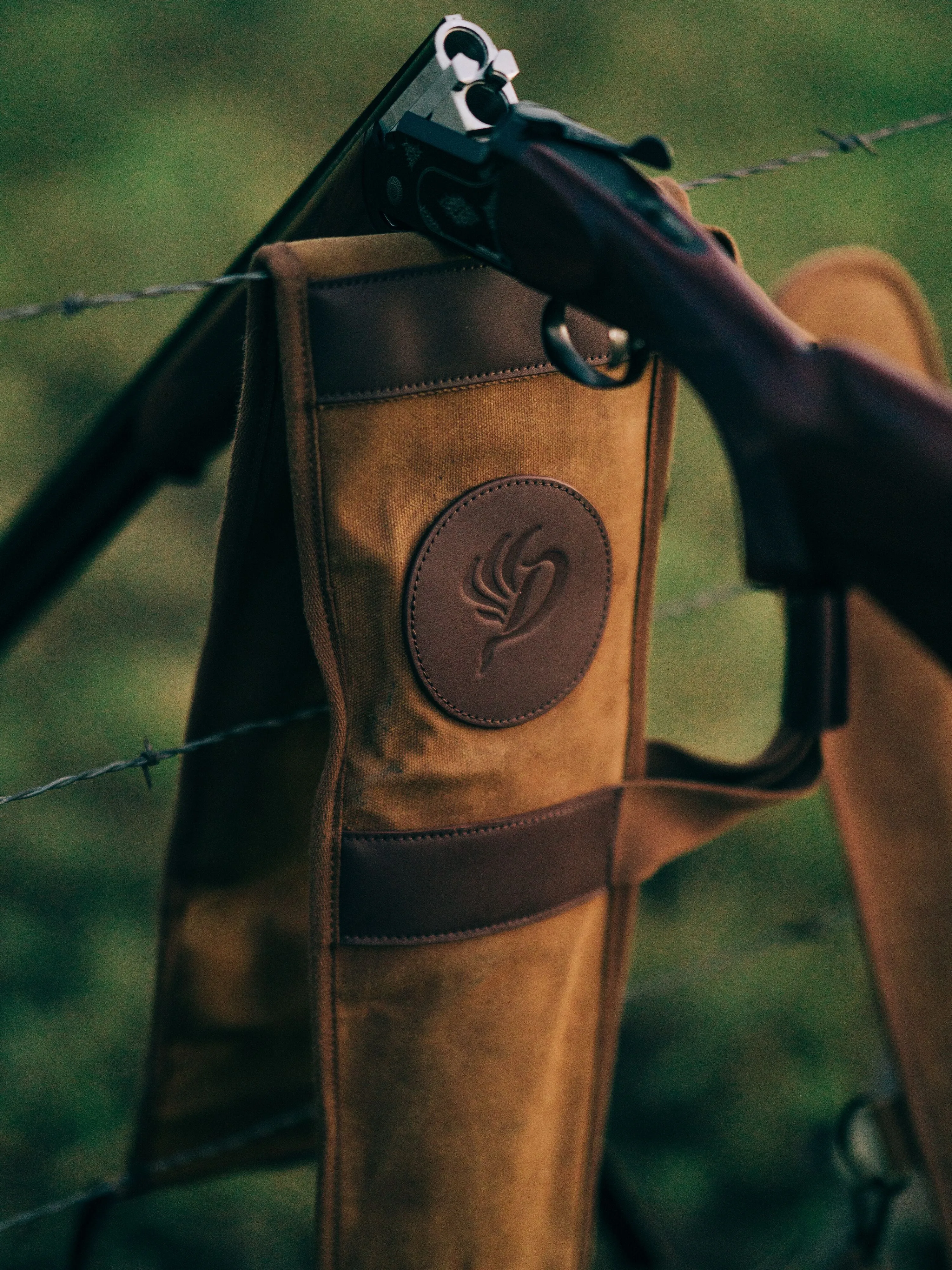 Waxed Canvas Gun Sleeve - Prairie Tan