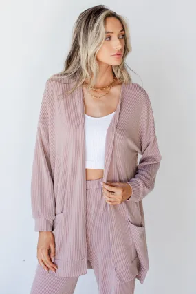 Weekends At Home Corded Cardigan