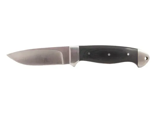 Whitby Black Pakkawood 3.25inch Knife Wth Sheath