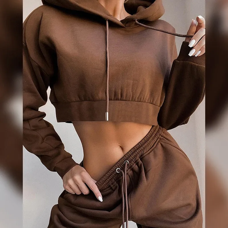 Winter Fashion Outfits for Women Tracksuit 2 pc