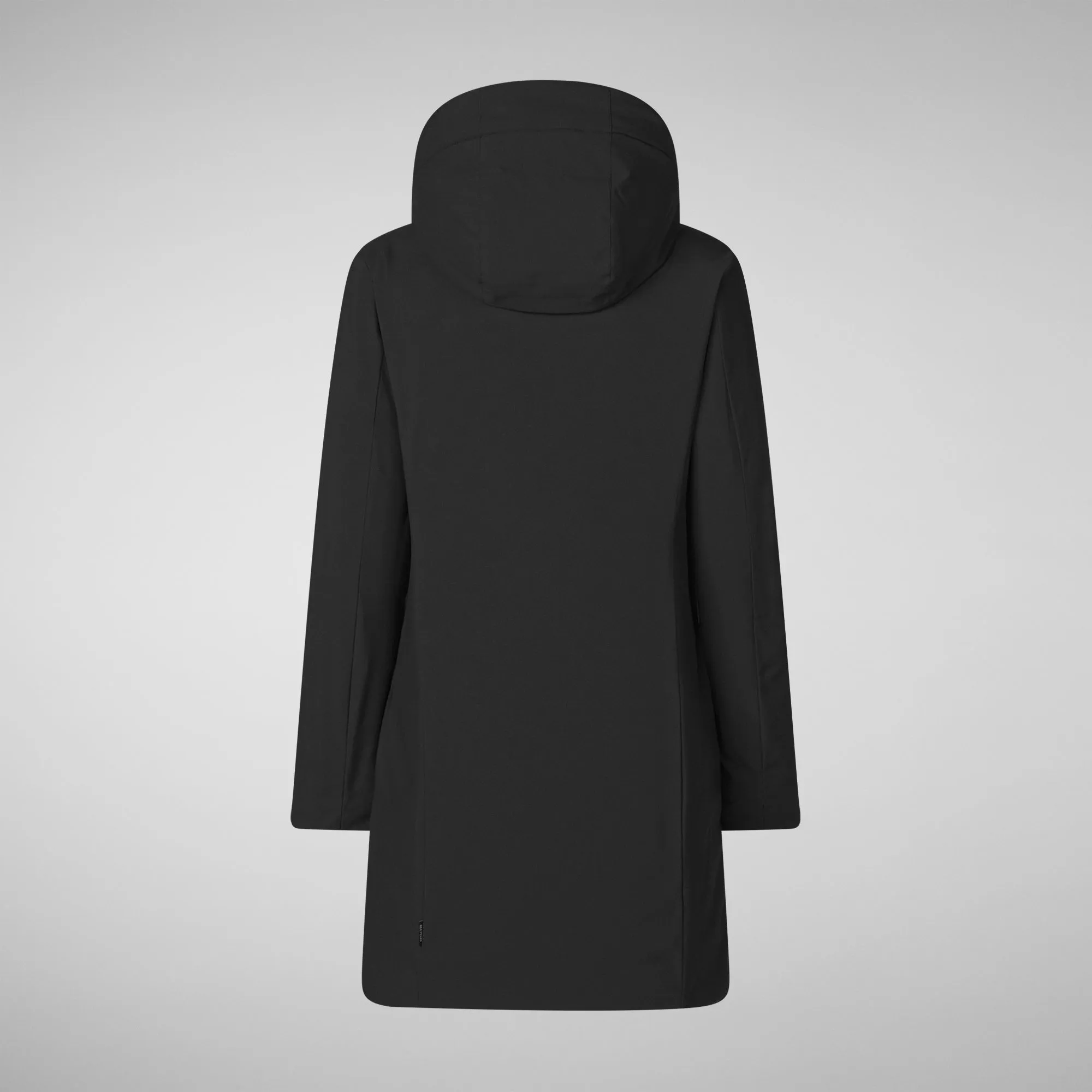 Women's Hooded Coat Leyla in black