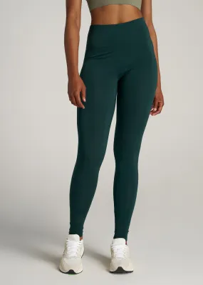 Women's Tall Cotton Leggings in Emerald