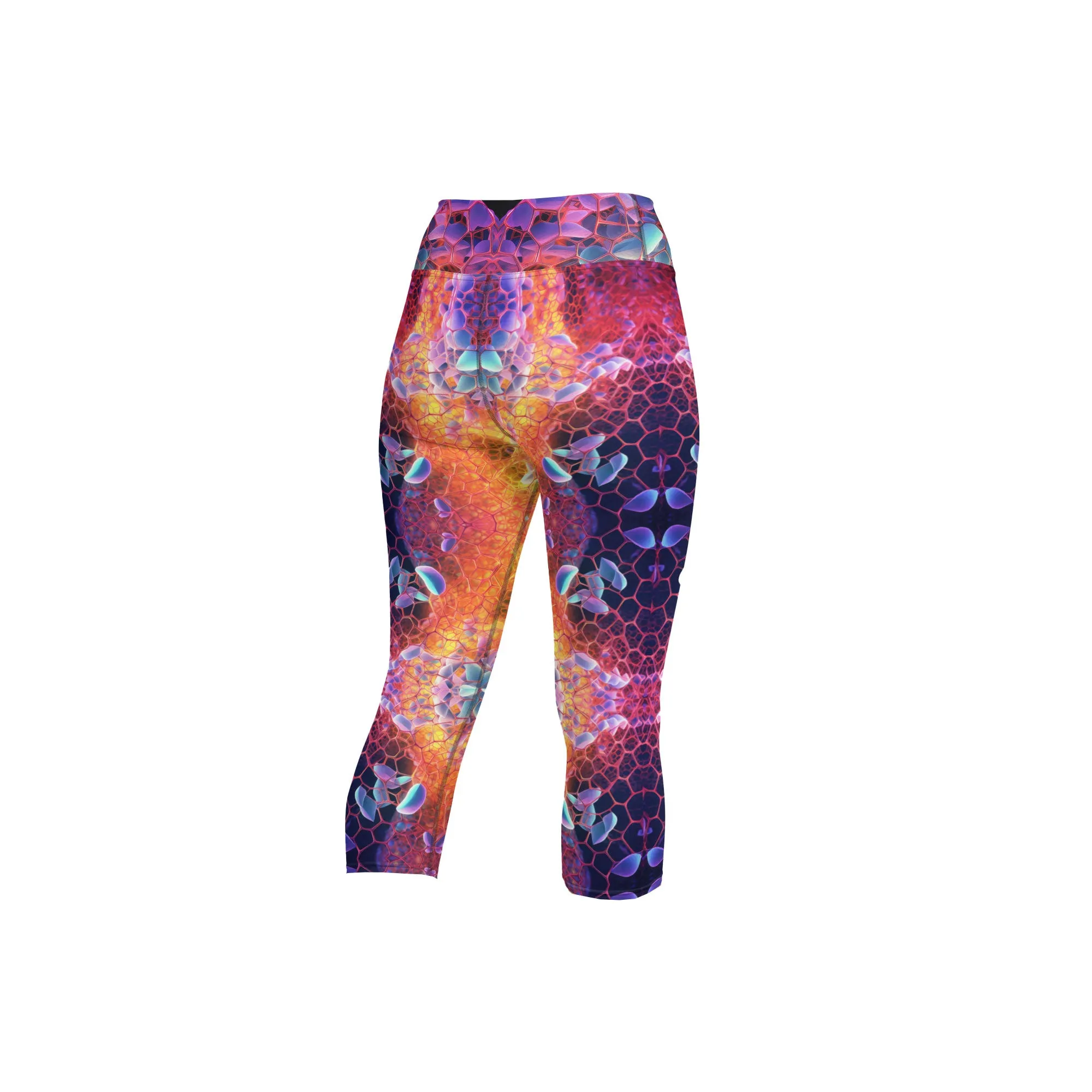 Yoga Capri Leggings Biological Obstacles