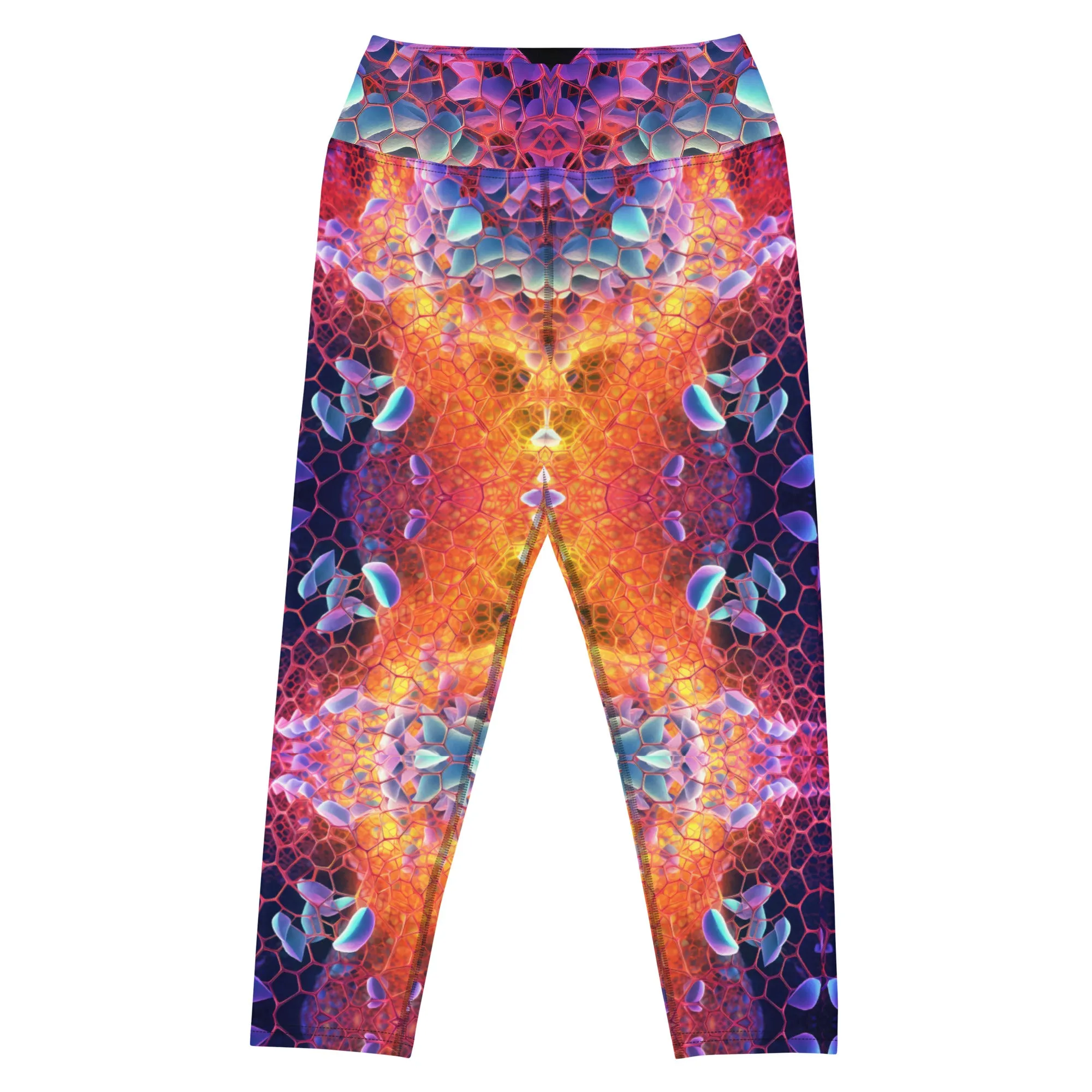 Yoga Capri Leggings Biological Obstacles