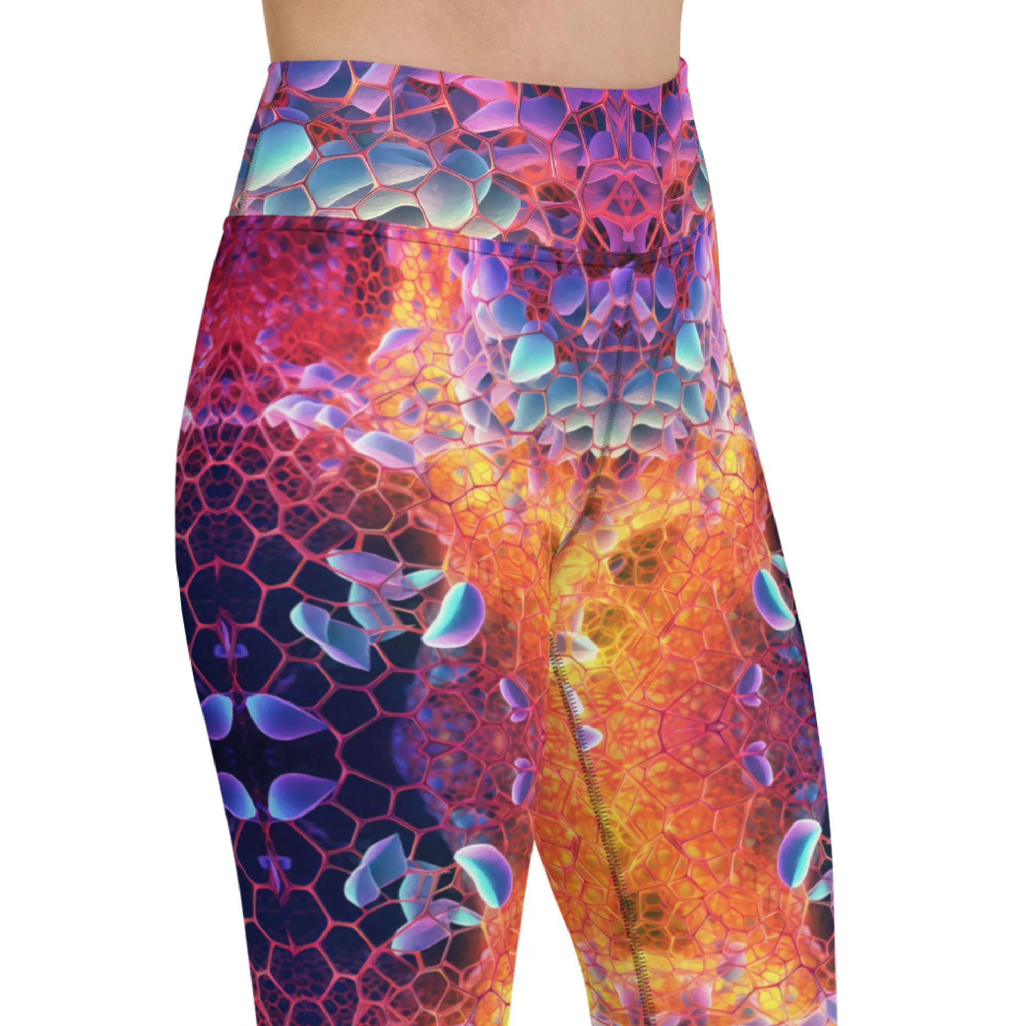 Yoga Capri Leggings Biological Obstacles