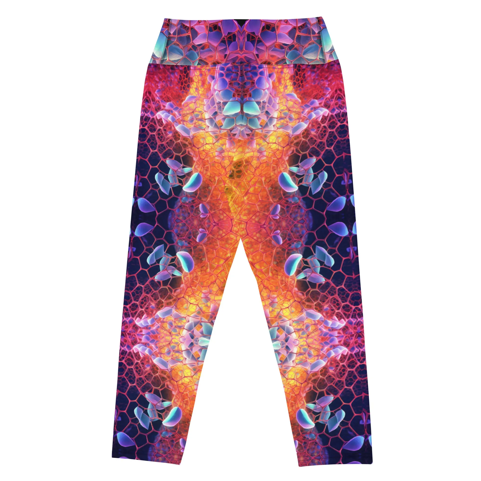 Yoga Capri Leggings Biological Obstacles